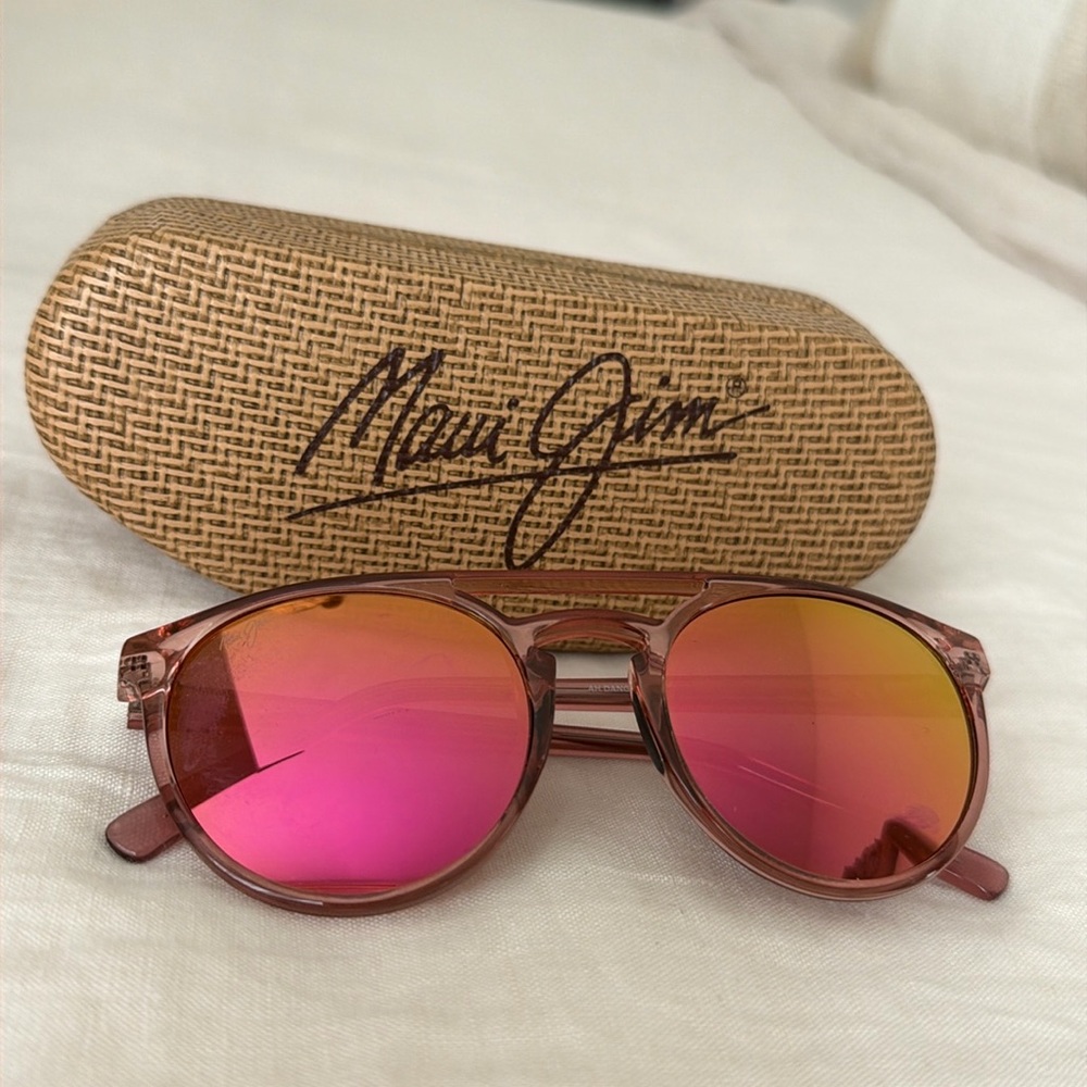 Maui Jim womens pink polarized Ah Dang! sunglasses